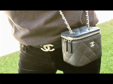 chanel vanity with adjustable chain|chanel clutch with chain 2020.